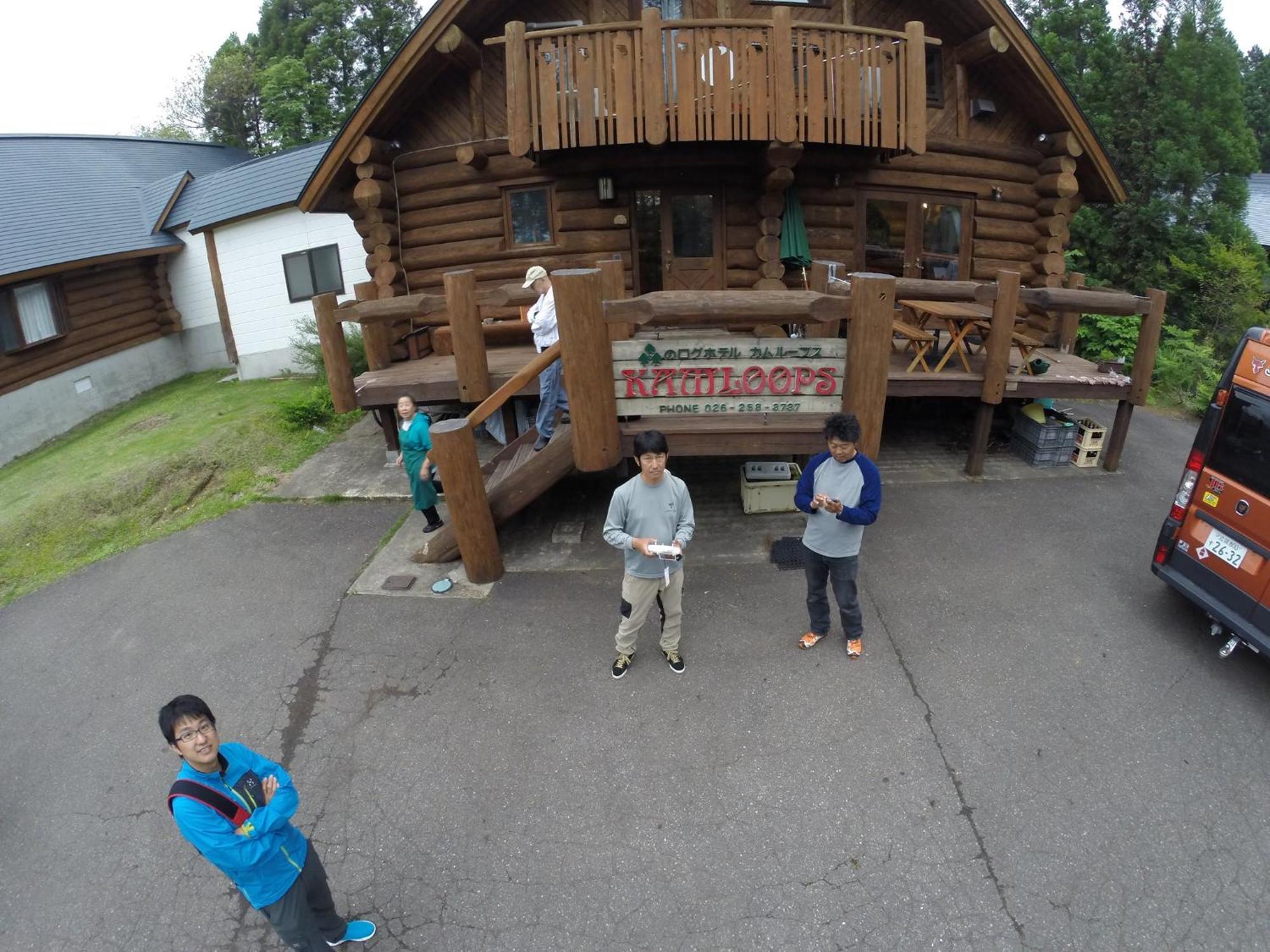 log Hotel kamloops Shinano  Eksteriør billede