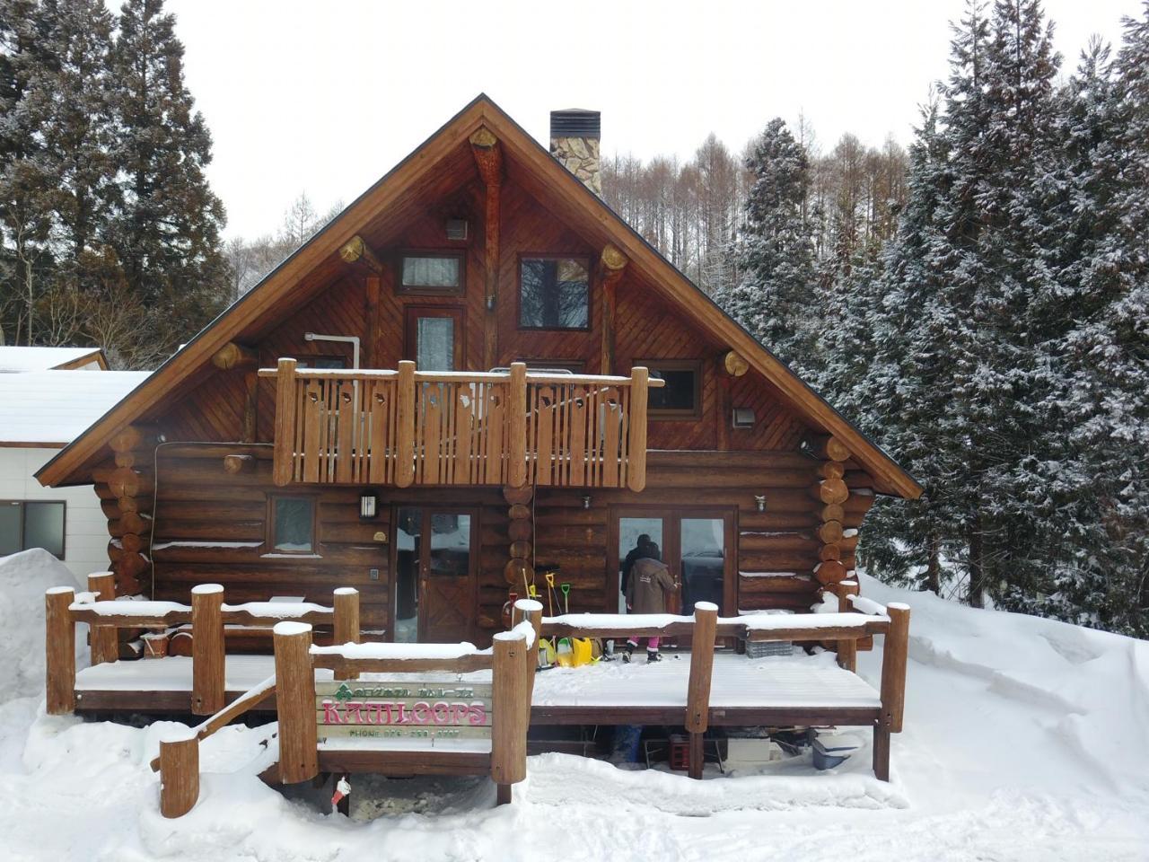 log Hotel kamloops Shinano  Eksteriør billede